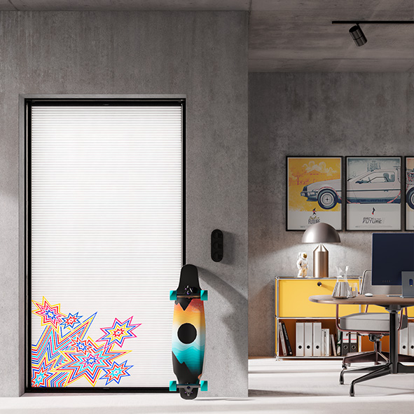 Teba DUETTE Wabenplissee sieger design Fire VS2 HomeOffice