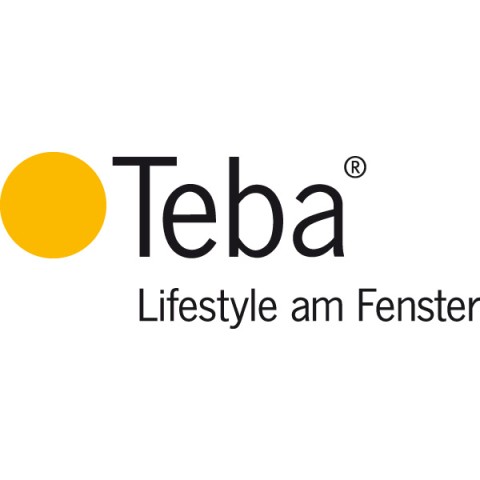 Teba Logo Lifestyle am Fenster