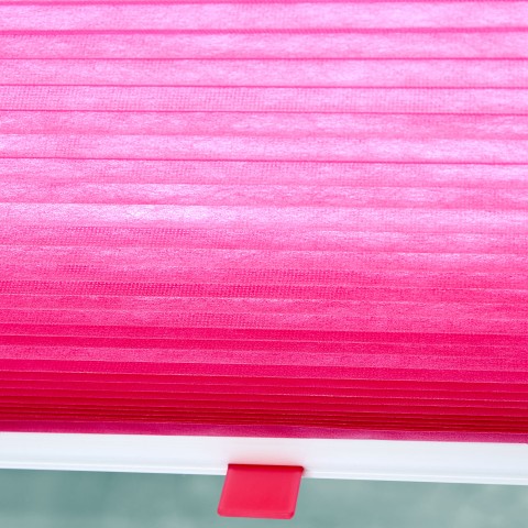 Teba Duette Wabenplissee pink Nahaufnahme