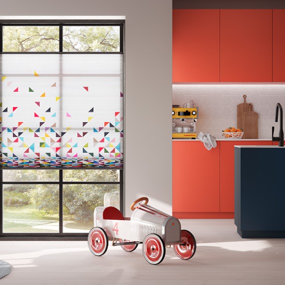 Teba DUETTE Wabenplissee sieger design Earth VS2 Esszimmer